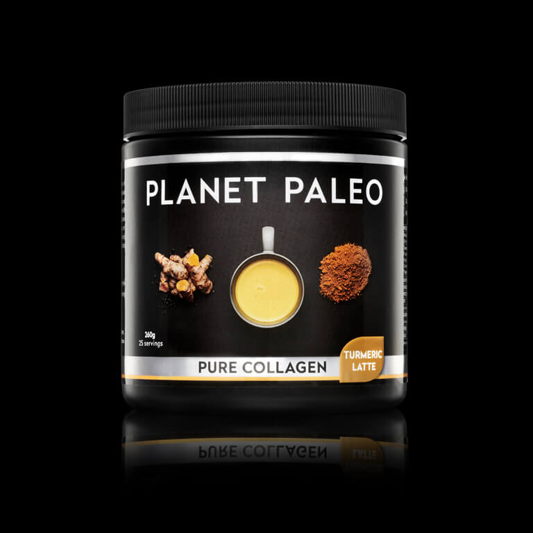 Pure collagen turmeric latte